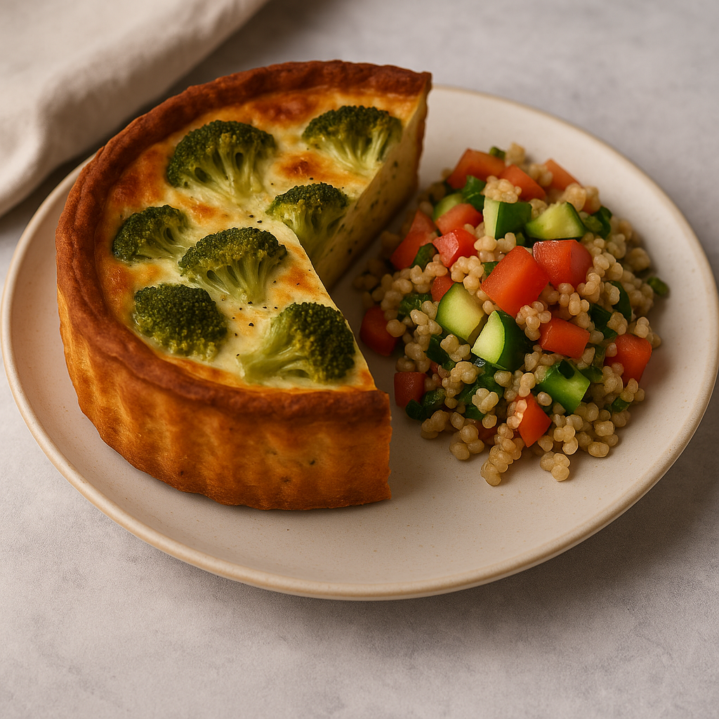 Healthy dinner plate